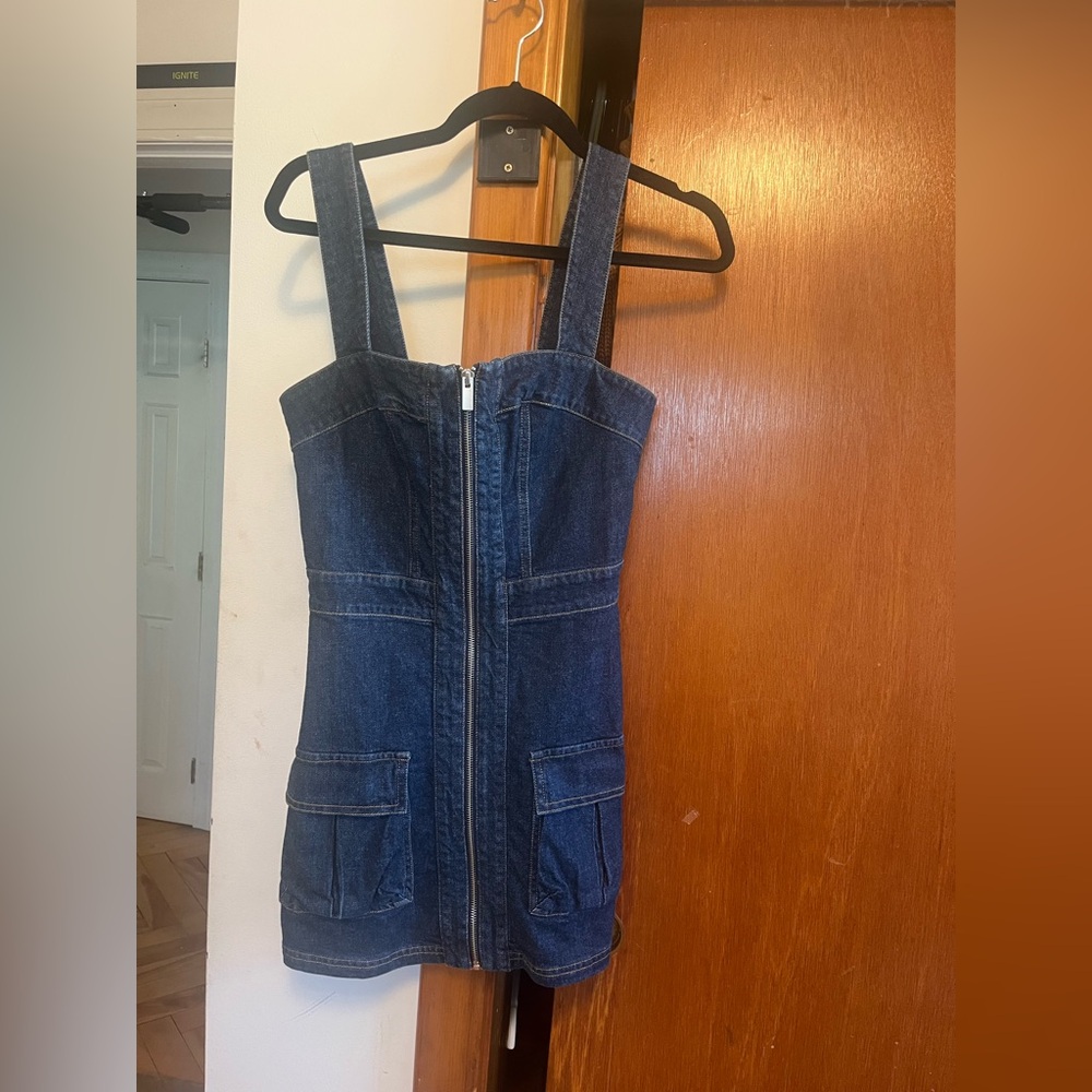 Amanda Uprichard Dark Blue Denim Skirt